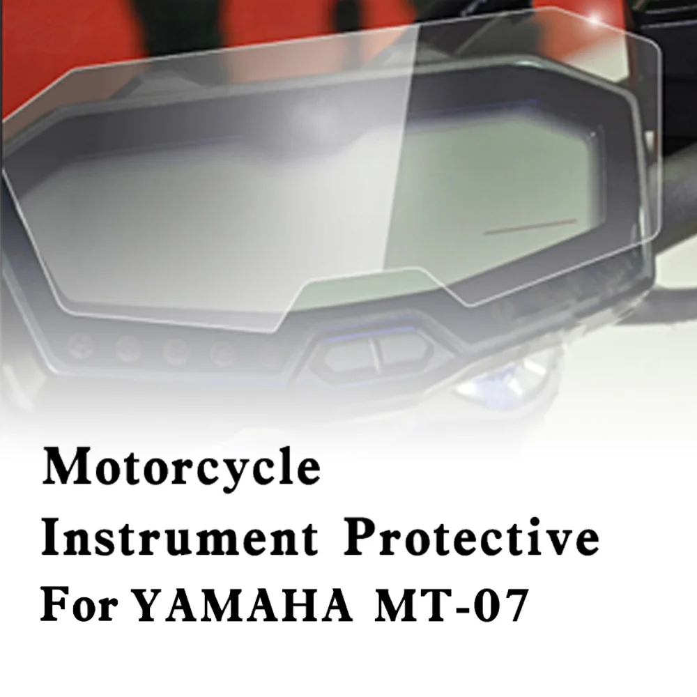 

For Yamaha MT07 MT 07 MT-07 FZ07 FZ 07 FZ-07 Motorcycle Speedometer Scratch Cluster Screen Protection Film Protector