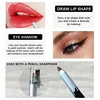 12Pcs/Set Waterproof Pencil Lipstick Set Pen Matte Lip Liner Long Lasting Makeup Pens Easy to Wear Non-stick Cup Cosmetics Kits 5