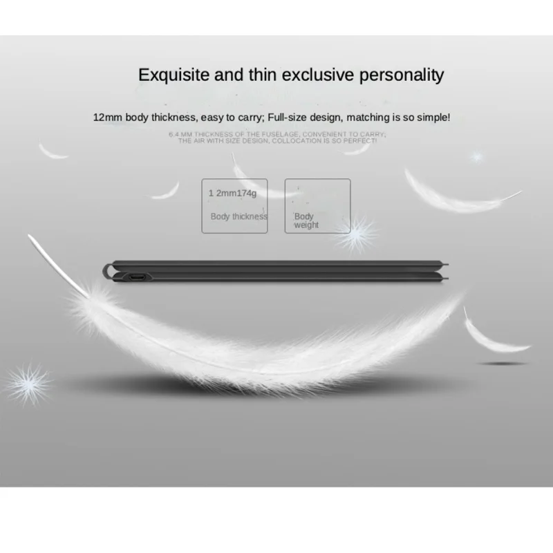 Bow-mini Foldable Wireless Keyboard Compatível com Bluetooth Recarregável Ergonômico Ipad Laptop - Imagem 5