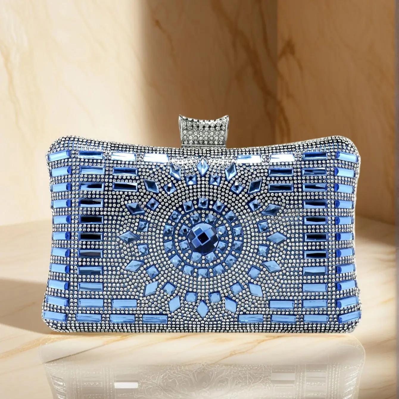 Acrylic Diamond Evening Clutch Bag for Women