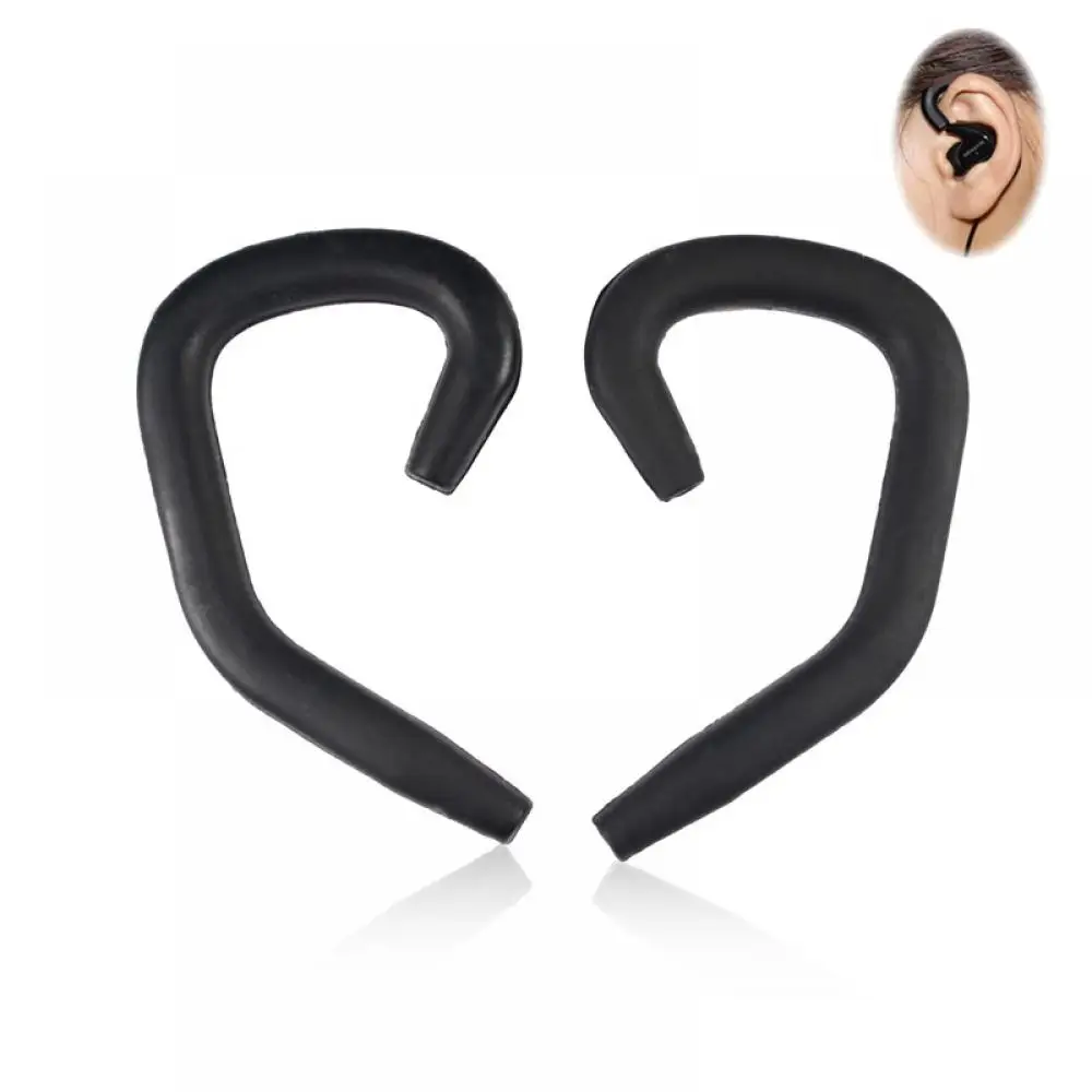 Bluetooth Earphone Accessories Bluetooth Earphones Transparent Soft Silicone Ear Hook Loop Clip Headset Earphone Hook For Sports Running
