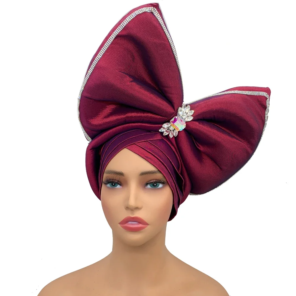 Erinaco Women's Sparkle Sequin Turban Hat – Pre-Tied Bow Knot, Pleated Bonnet, Stretchy Headwrap For Chemo Or Fashion - View #4