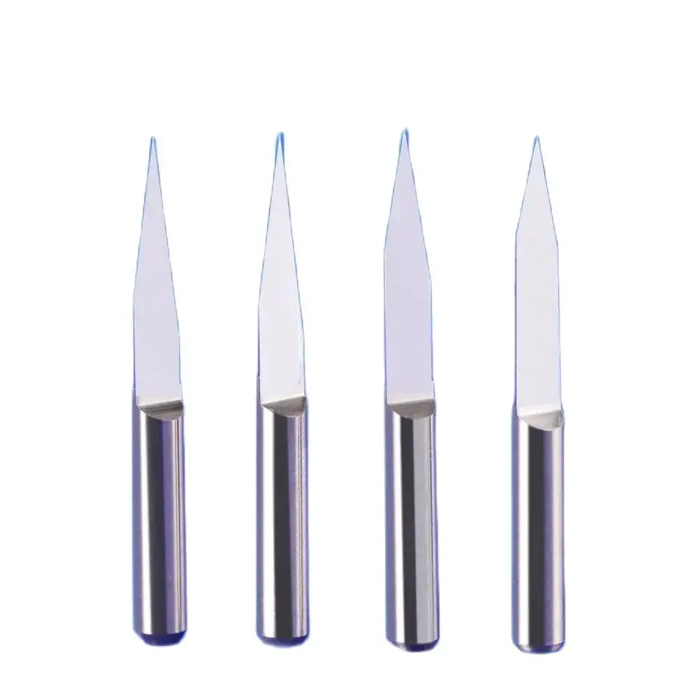

WeiTol 3.175MM shaper engraving bits carbide end mill Side edge flat bottom engraving bits PCB router bits 5 piece/ lot