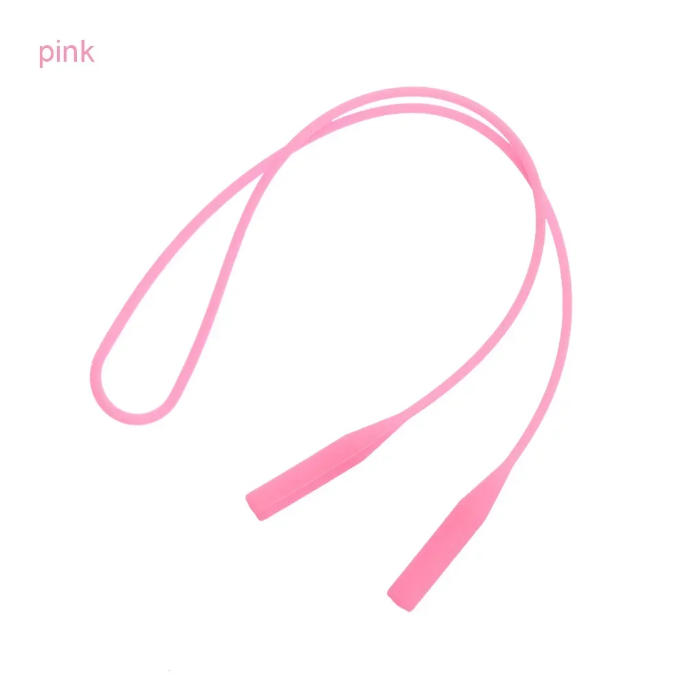 Silicone Candy Color Elastic Eyeglasses Strap - Anti-Slip Sports Cord Holder