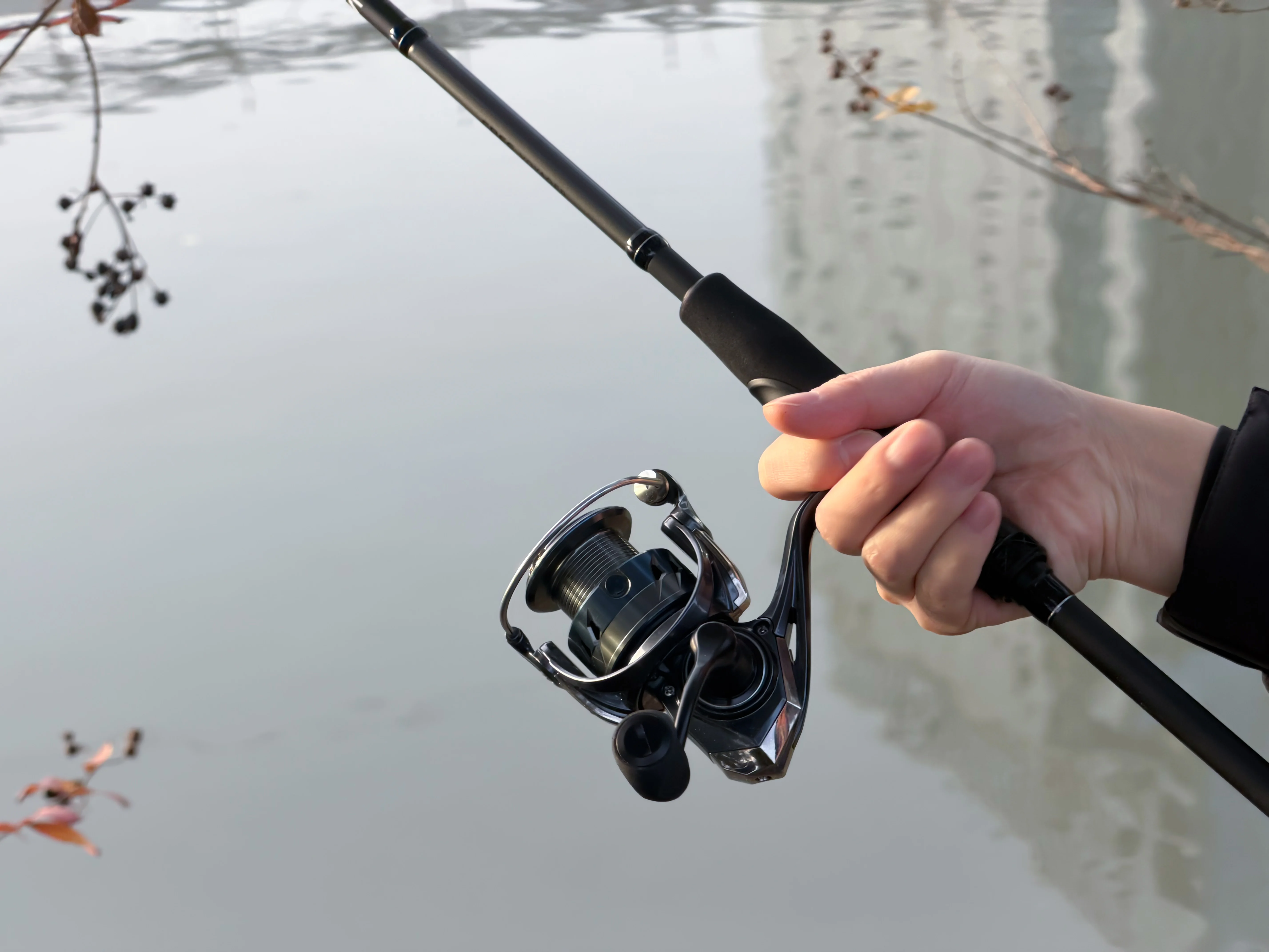 Cylius Tusking Air Ultraleichte BFs Stream Angelrute Spiral Cross Carbon Fast Action Spinning Casting Bass Pike Angelrute – Detail 8