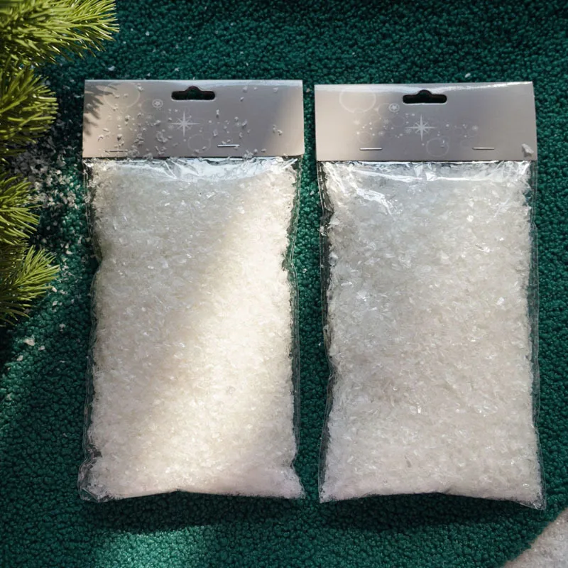 1 Piece Artificial Snow Simulation Snow Powder Fragments For Winter Holidays, Parties, Weddings, And Christmas Decorations