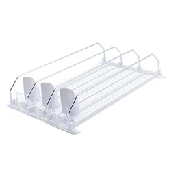 Adjustable Spring - Loaded Beverage Dispenser and Organizer - 380mm 5 sets (White)