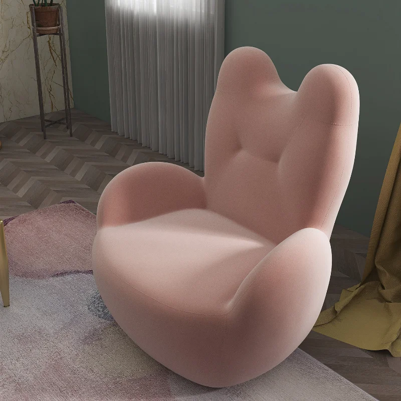 

Single Plush Living Room Sofa Luxury Fabric Couch Individual Salon Chair Lounge Lazy Bedroom Nordic Muebles Hogar Home Decor