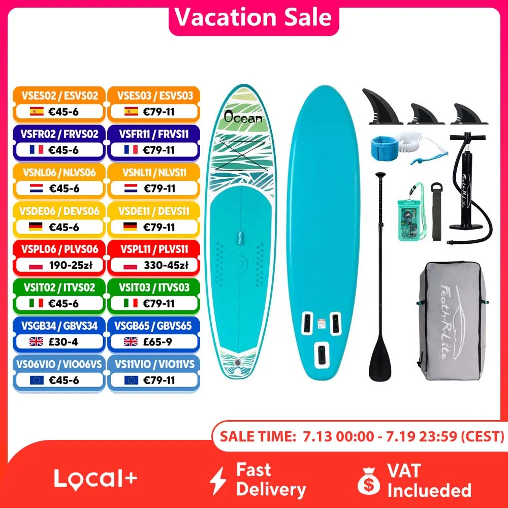 FunWater Stand Up Paddle Board Duży Rozmiar 335×85×15CM z EU za $120.99 / ~470zł