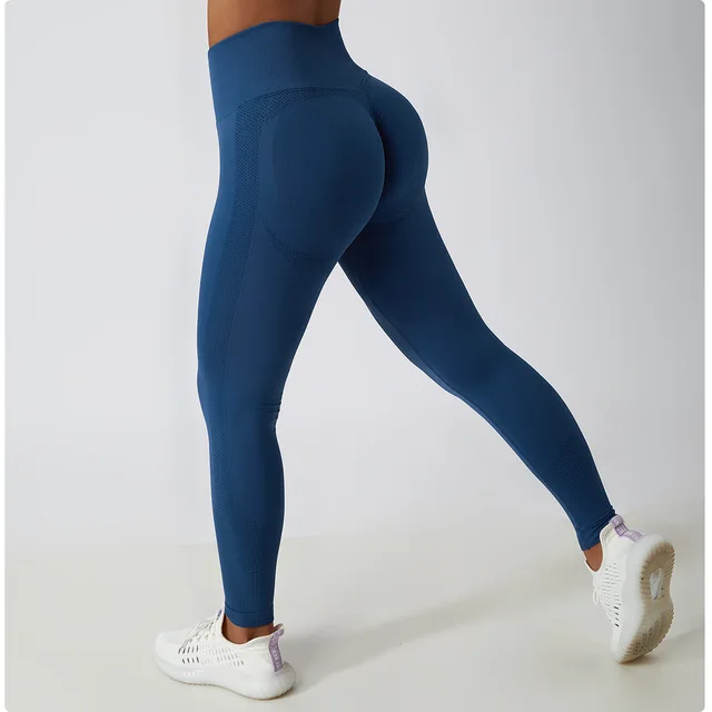 Acheter Maille sans couture Sexy Gym Legging Femme Yoga pantalon taille  haute Femme Fitness Sport Leggings course entraînement collants  d'entraînement vêtements de sport