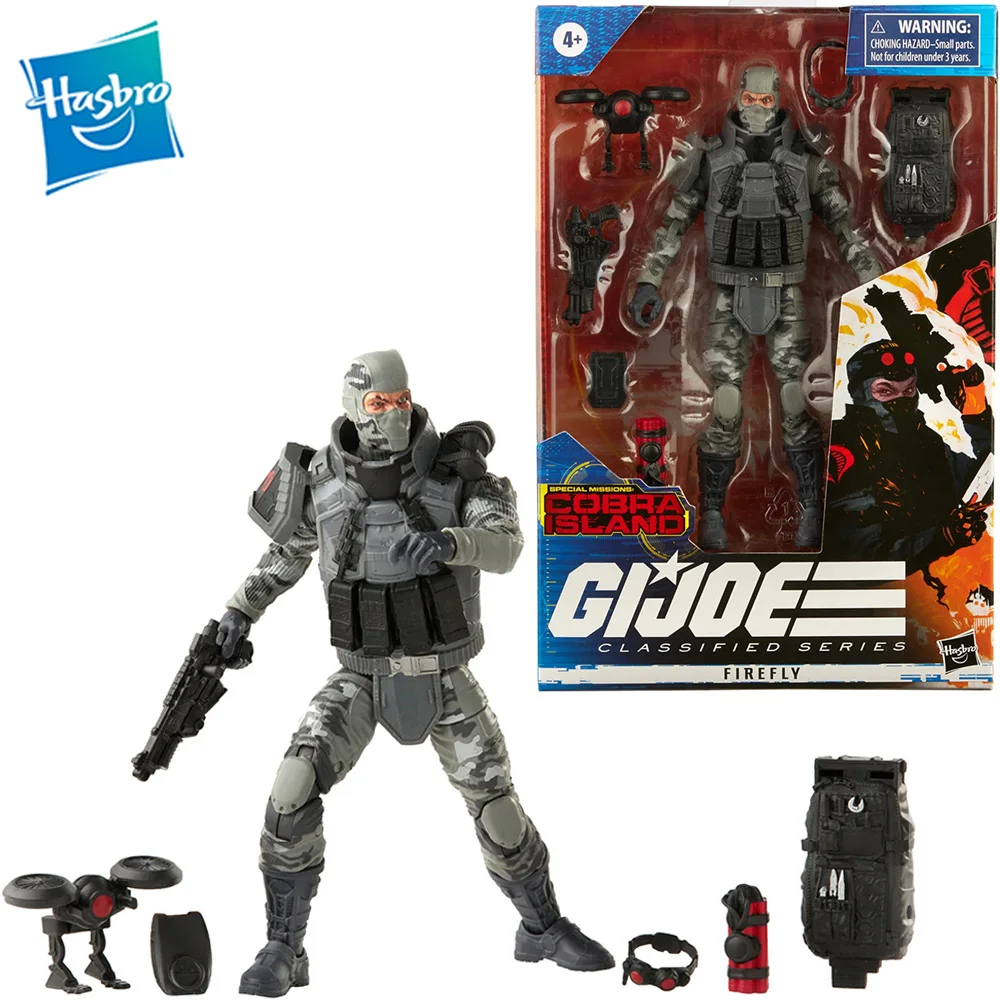 

Original G.I. Joe Classified Series Special Missions: Cobra Island Firefly Action Figure Collectible Model Toy Gift