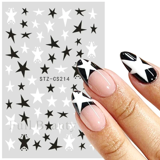 black y2k star Sticker for Sale by y2kdesignshop