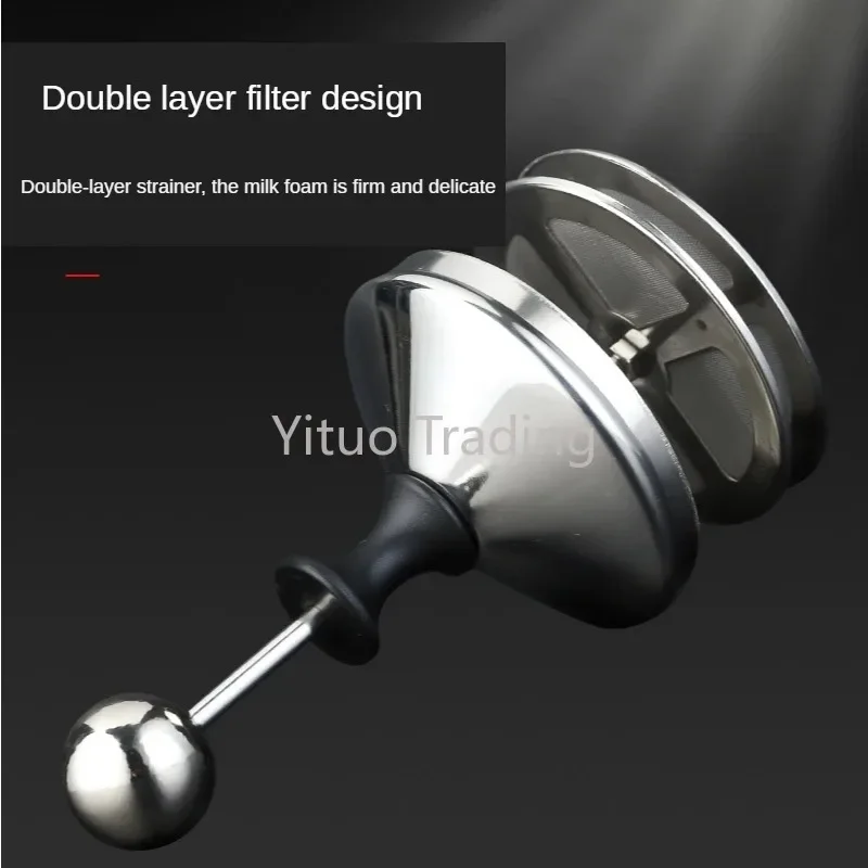 50665 Coffee Milk Foaming Manual Milk Double-layer Filter Consumer and Commercial Foaming Machine Tea Shop Equipment