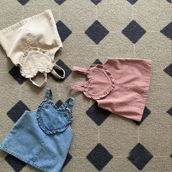 강아지 러브 슬링 드레스 러플 러브 레이스 드레스, 봄 여름 데님, 얇은 요크셔 베어, 파두 애완 동물 고양이 의류