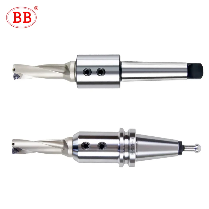 3/4" Indexable Drill - 2.25" Depth, 1" Weldon Shank, Coolant Through, With WCMT Inserts (50 Pcs)