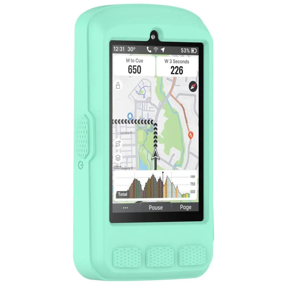 Watch Accessories Silicone Protective Cover Lightweight Anti-collision Case Cover Bumper Soft For Wahoo ELEMNT ACE Bicycle Computer