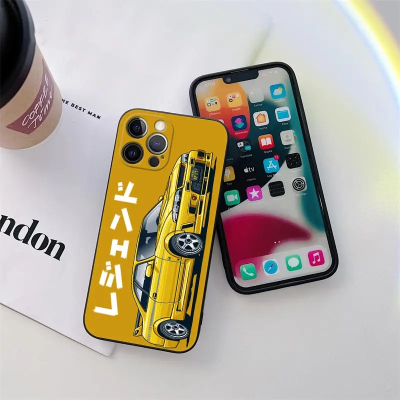 Men's JDM Cartoon Sports Car Smartphone Case Cover