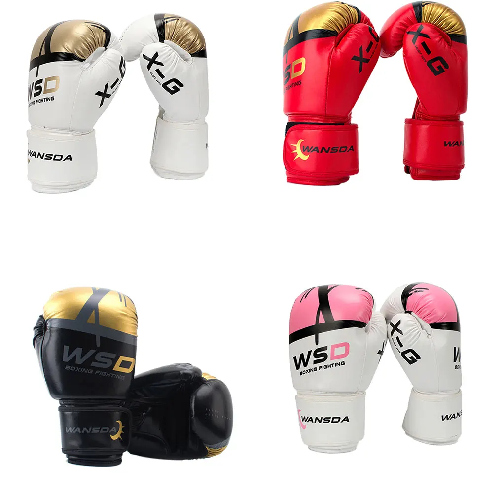 Gants de boxe avec sac de sable pour enfants et adultes, mitaines d'entraînement de poinçon, muay-thaï, karaté, femmes et hommes, 1 paire