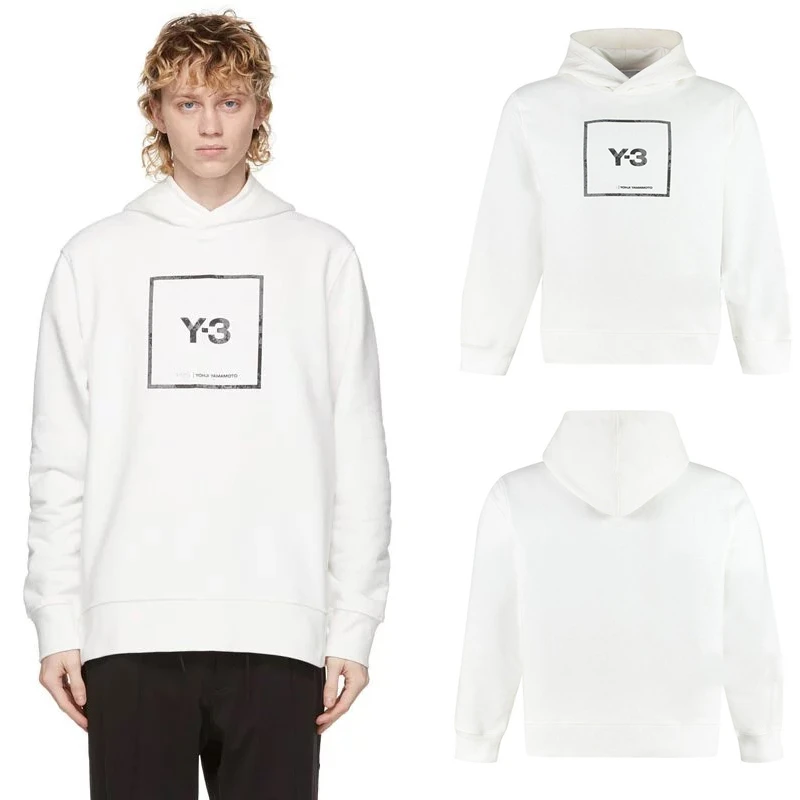 

Y-3 Классическая модная толстовка с капюшоном на осень и зиму, универсальное спортивное пальто Y3, пуловер, мужской и женский стиль, Роскошный топ