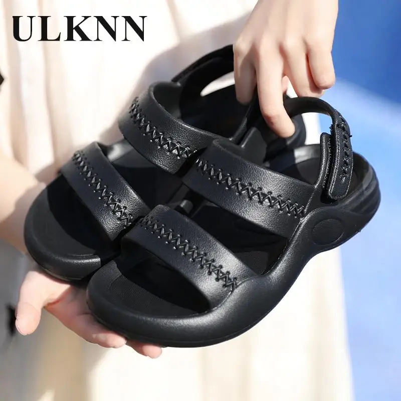 

Boy's Sandals 2023 Children Summer New Antiskid Shoes Outside Students Wear Cool Girls Sandals Slippers Baby Soft Beach Shoes