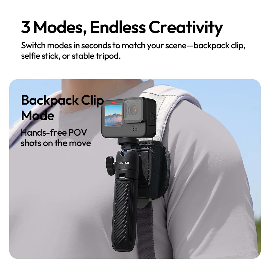 ClipMate Tripod Selfie Stick Desktop Tripod Hand-Held Tripod Stand for Smartphon