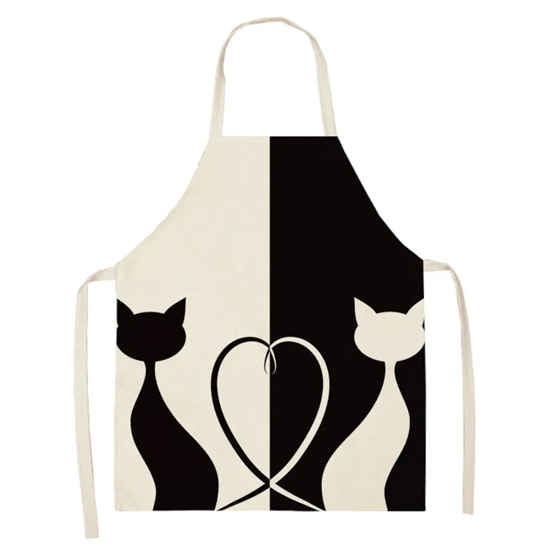 Tablier Enfant Dessin Animé TUONYIS – Coton Réglable 6-12 Ans – Cuisine Peinture Bricolage – Rose Blanc – Cadeau Fille Garçon
