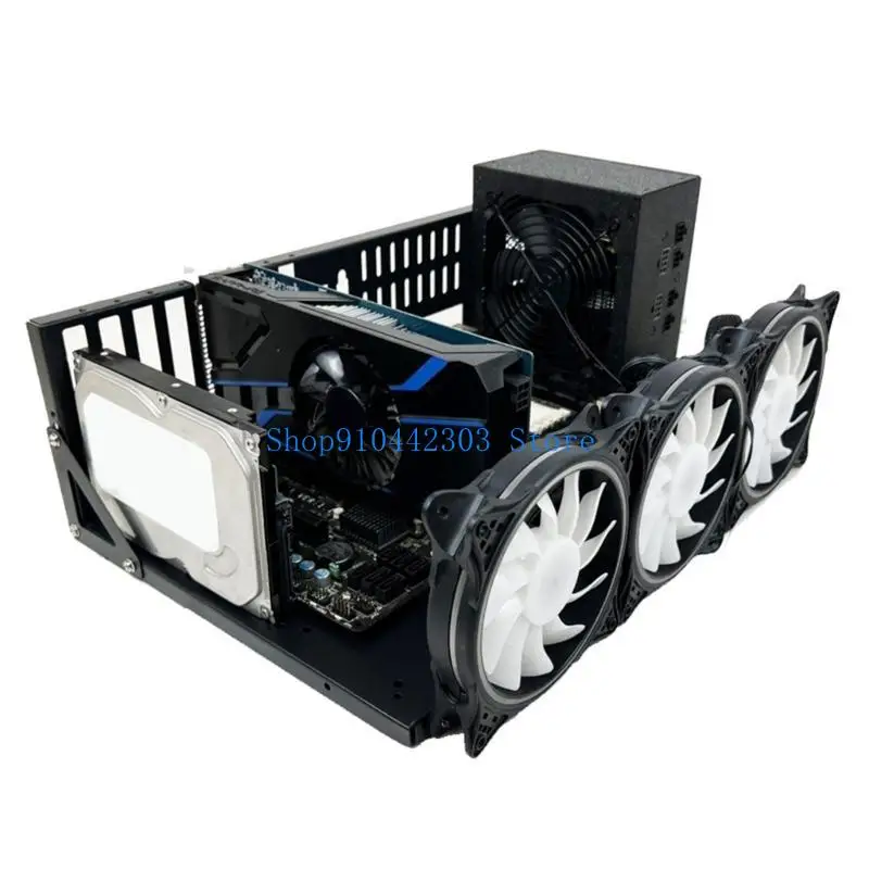 GPU 냉간 압연 강철 오픈 섀시 광부 마이닝 프레임 케이스용 652F 마이닝 리그 프레임