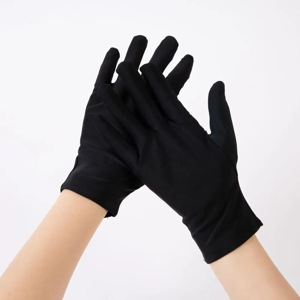Black Silk Liner Gloves for Men Bike Motorcycle Skiing