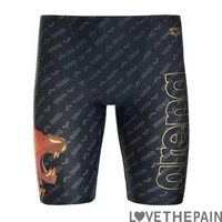 2024 Men Swimwear Shorts Training Swim Trunks Summer Beach Tight Quick Dry Swimming Jammer Running Sports Surfing Swimsuit Pants 1
