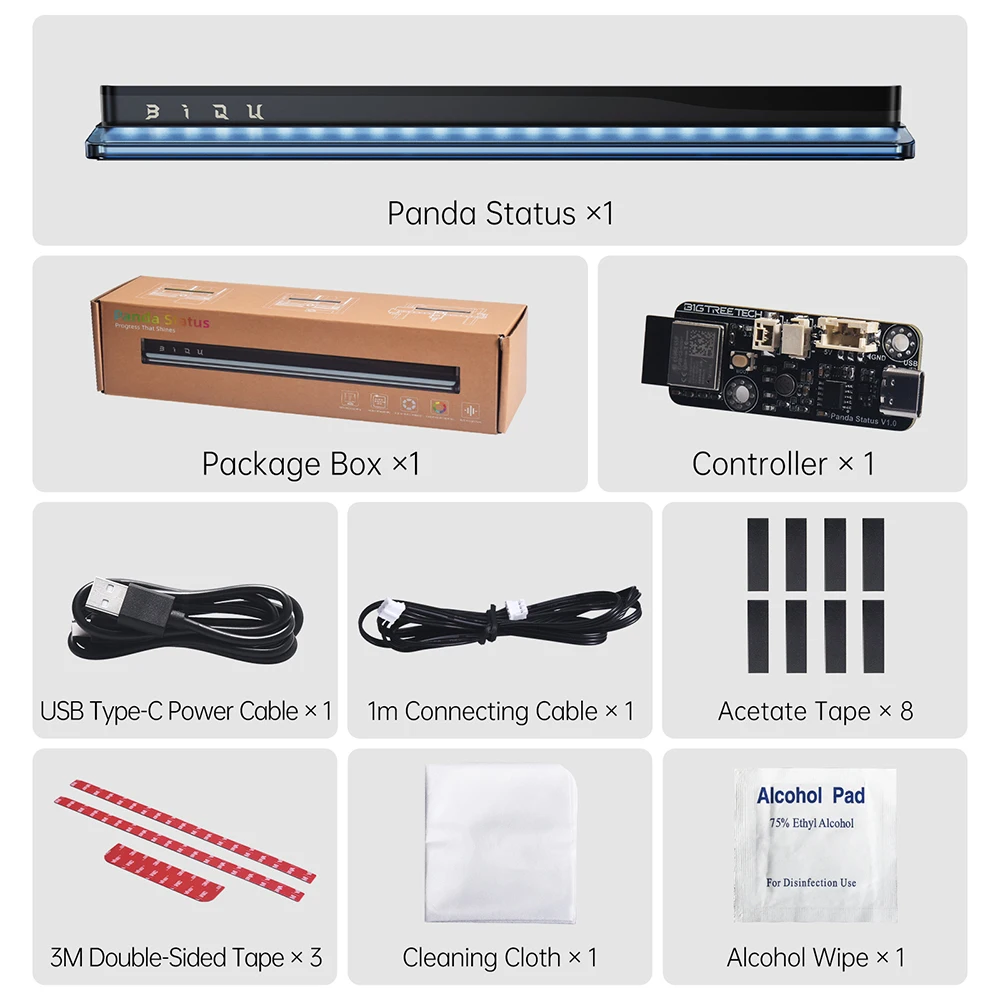 BIGTREETECH Panda Status H2D-Style Indicator APP Remote Control