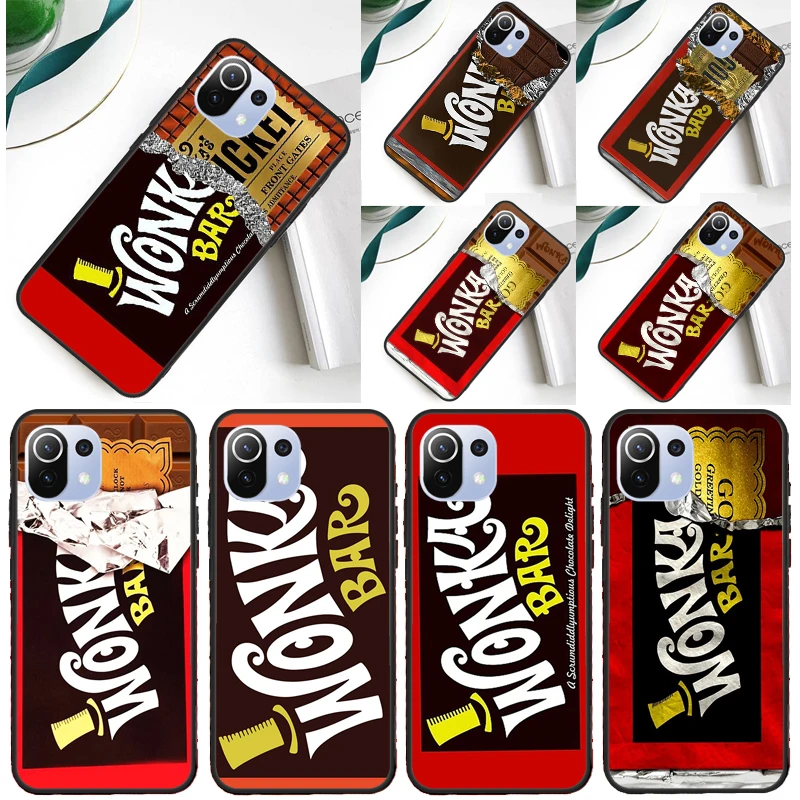Willy Wonka Bar Chocolate Case For POCO X5 X3 F5 Pro F3 F4 X4 GT M5s C40  Cover For Xiaomi 13 12 Lite 11T 12T Pro 12X