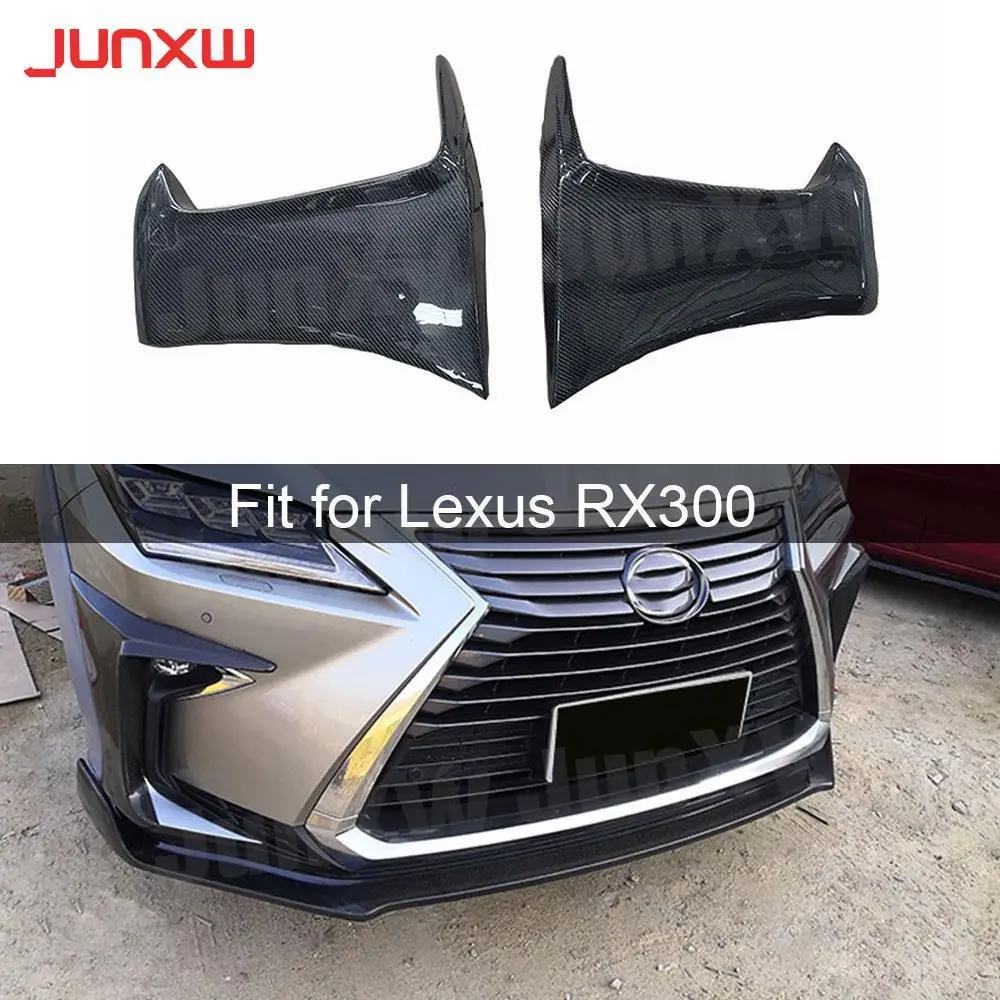 

Carbon Fiber / FRP Front Bumper Side Canards Foglamp Eyelids Trim Covers For Lexus RX300 RX450H 2016-2020 Car Styling