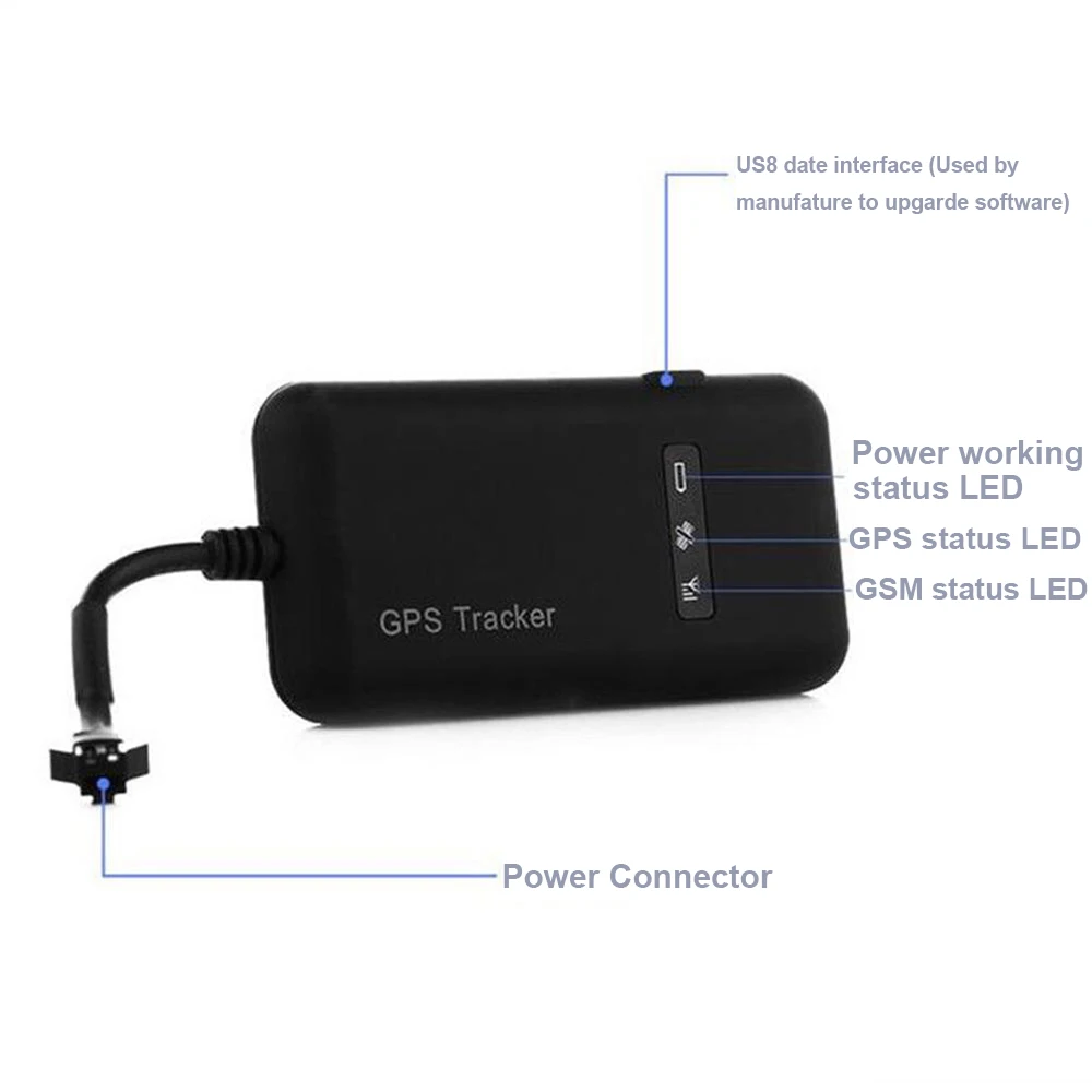 Car GPS Tracker GT02D Guaranteed Vehicle Motorcycle Tracking Android IOS APP Positioner