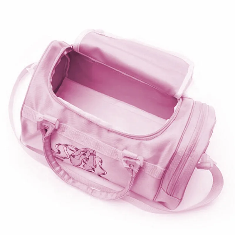 2024 New Ballet Dance Bags Pink Girls Sports Dance Kids Backpack Baby Barrels Package Bag Costume Clothes Shoes Dress Handbag 2