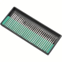Premium 30 - Piece Diamond Burr Drill Bit Set for Precision Craftsmanship (30pcs Set)