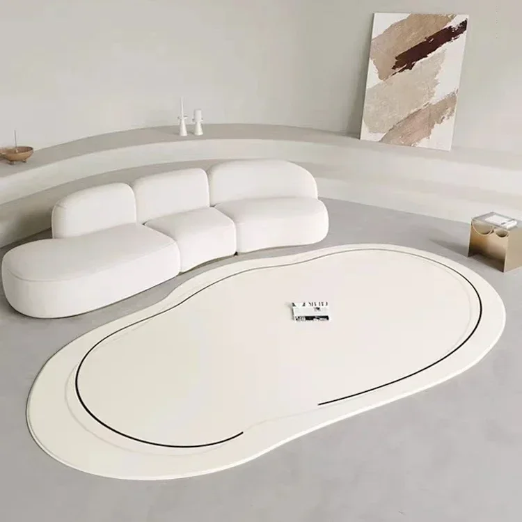 Floor Mats Floor Rugs Carpet Living Room White Rug Large Size Home Decor Rugs for Bedroom Bedside Soft Fluffy Floor Mat Tapis Salon Ковер В Гостиную