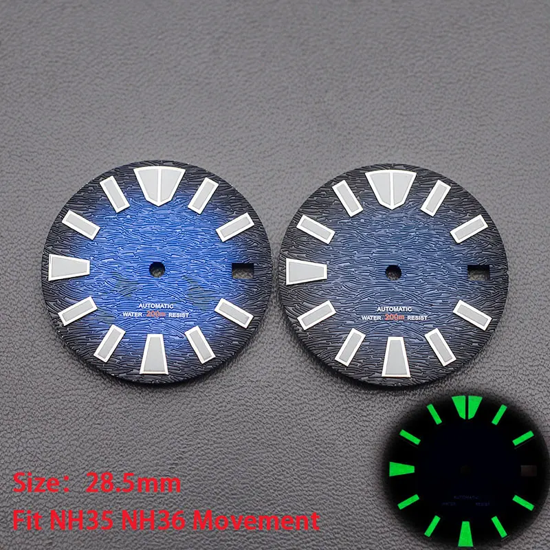 Quadrante Dell'Orologio Da 28.5Mm Adatto A Seiko Skx007 6105 Skx009 Srpd Tonno Monster Turtle Parti Dello Strumento Di Riparazione Dell'Orologio Da Uo