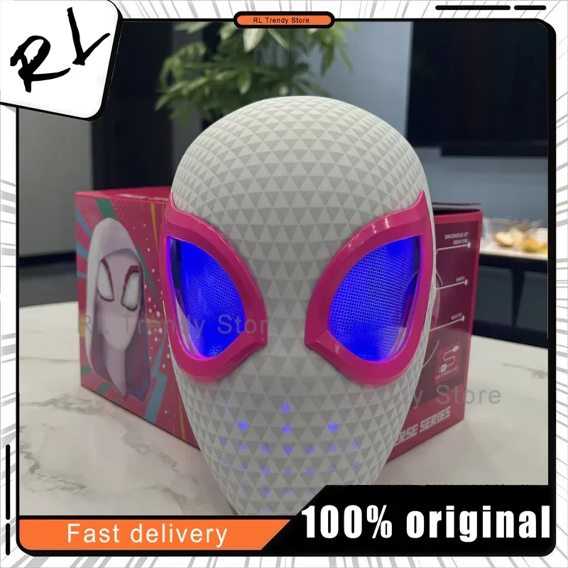 Hot Spider Man Eye Gwen Mask Spider Man Moving Eyes Helmet Mask Cosplay Decoration Christmas Gift Toys
