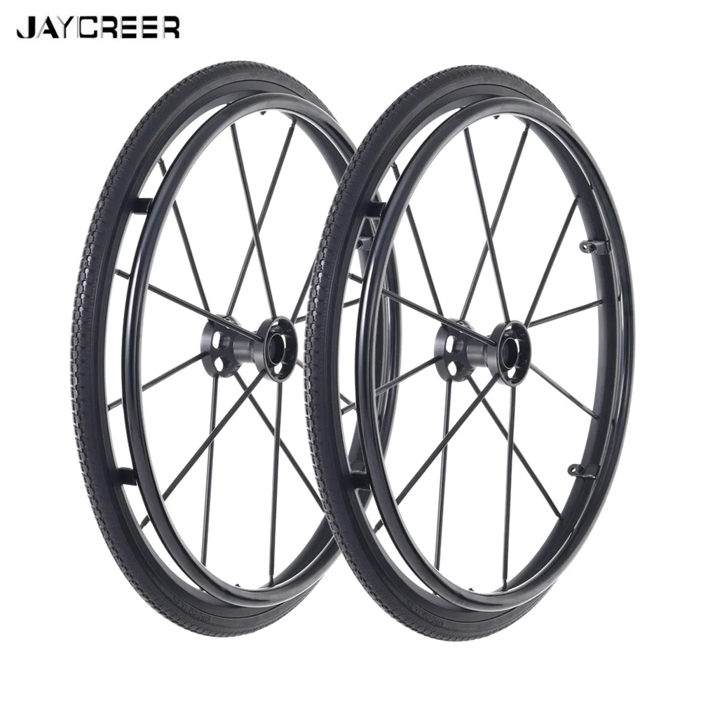 ALWAYSME Roue de 24 x 1,0 pouces pour fauteuils roulants sportifs avec roulement de 12 mm 1 ALWAYSME Roue de 24 x 1,0 pouces pour fauteuils roulants sportifs avec roulement de 12 mm 1
