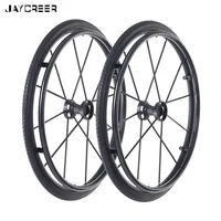 ALWAYSME Roue de 24 x 1,0 pouces pour fauteuils roulants sportifs avec roulement de 12 mm 1