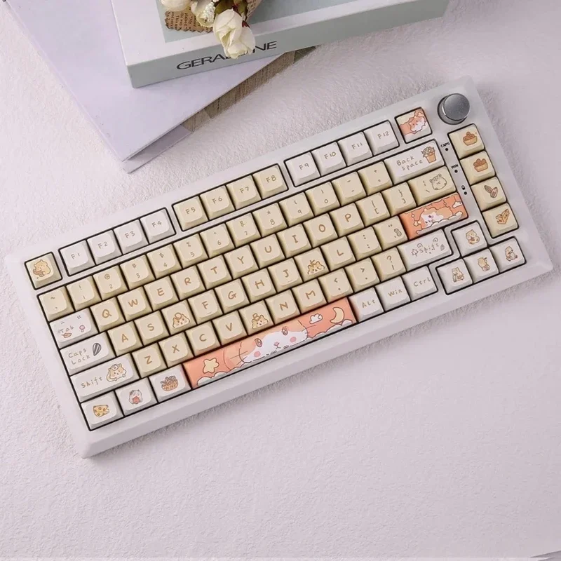 

Keycaps XDA Cartoon Mouse PBT DyeSublimation 131 Keys Keycap Suitable for CrossCore Mechanical Keyboards