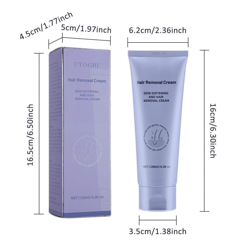Hair Removal Cream Painless Permanent Inhibitor For Men Women_voghion.com