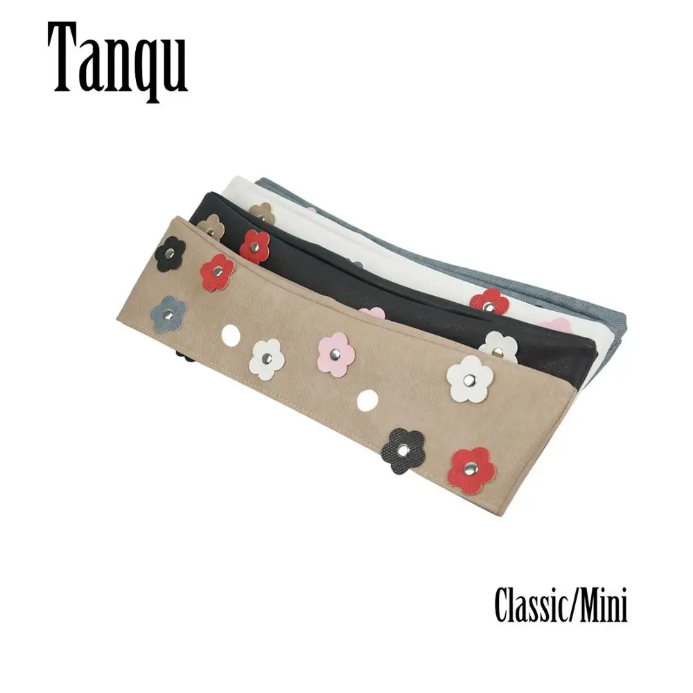 2022 Tanqu New Obag Trim Rivet Flower Pu Trim Decorazione Sottile Per Obag Summer For Women Handbag Classic Mini For O Bag Body