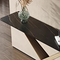 Tables Console minimalistes italiennes couloir entrée salon Tables Console de luxe luxe Unique Mesa Console meubles maison 3