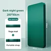 Thiened 20mm Yoga Mat Fitn Men's Sle Extended Length Exercise Home Use Mat for Beginners Men Women Plant Floral Design