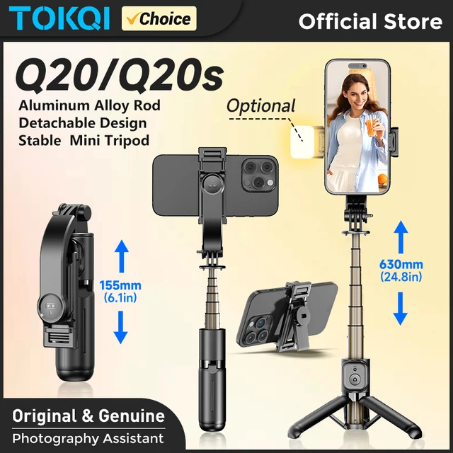 Mini Selfie Stick Tripod for Mobile Phone Shooting Stand for Cell Phone with Wireless Bluetooth Remote Control for Sport Camera
