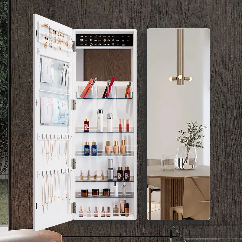 Solid Wood Wallmounted Mirror Cloakroom Fulllength Mirror