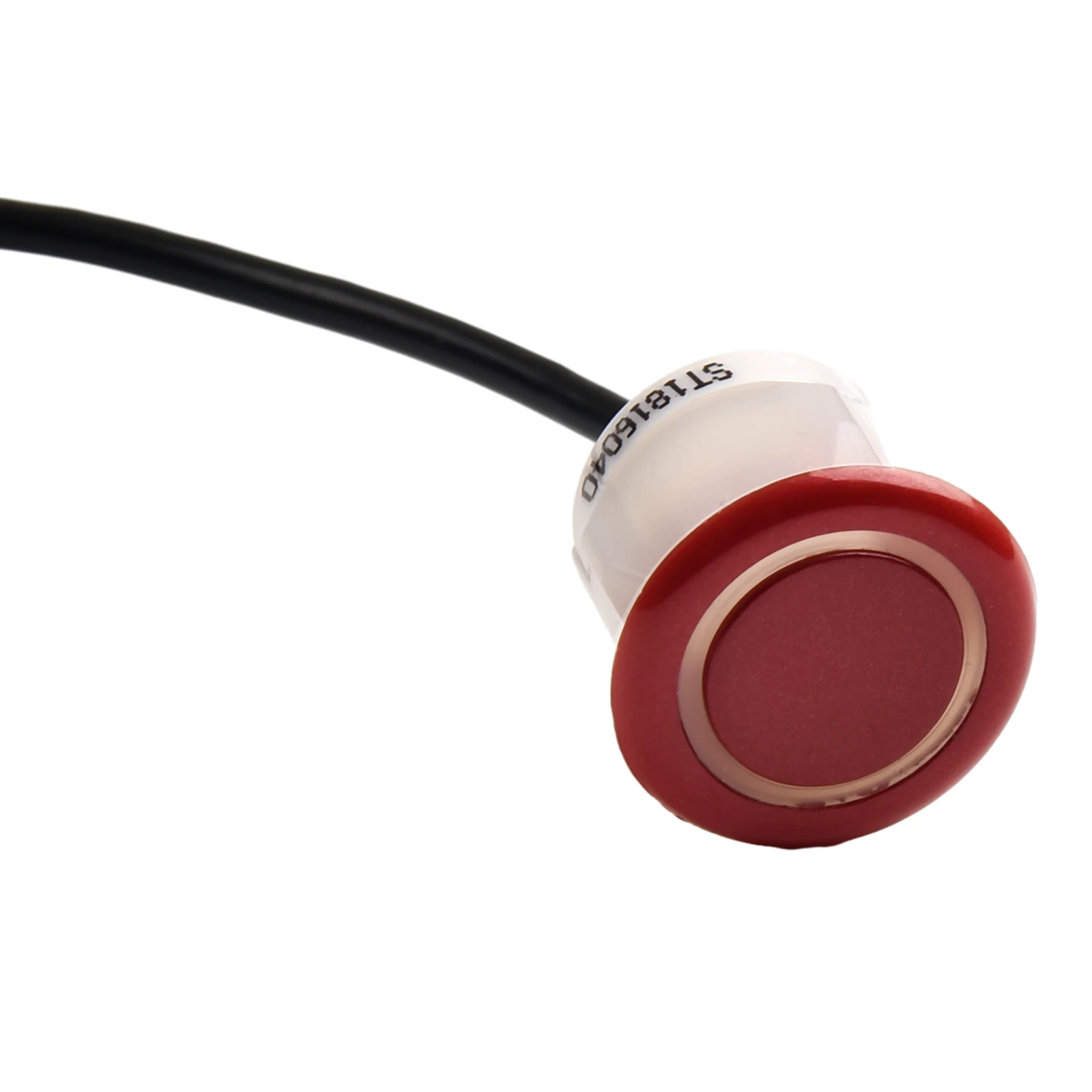 

Red 12V Reversing Sensors 23 Mm Car Parking Sensor Tool Reverse Backup Sound Response Probe ABS Parking Sensors Car Electronic