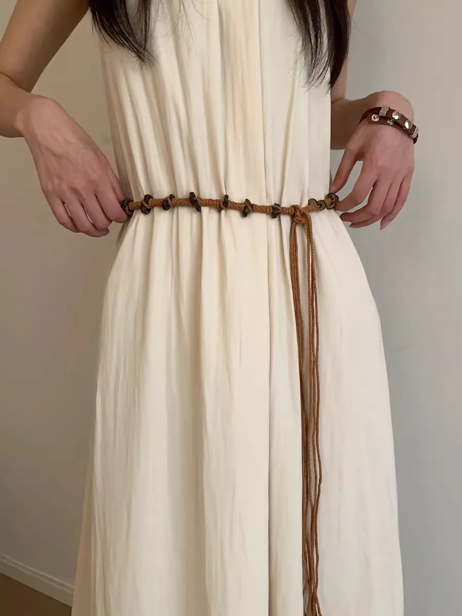 Bohemian Braided Waist Rope Female Minority Design Sense Of National ...