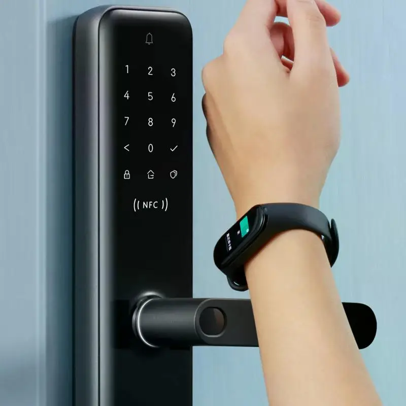 Original Smart Door Lock N200 Fingerprint Bluetooth Password NFC Unlock Remote